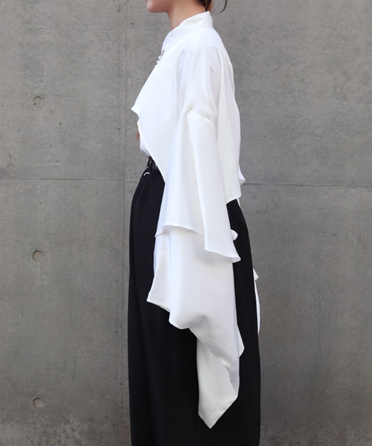 和袖フリルシャツ | REZEN | axes femme online shop