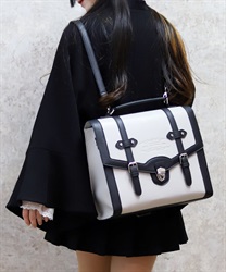 ベルトデザイン配色サッチェル | axes femme | axes femme ベルトデザイン配色サッチェル | axes femme | axes femme