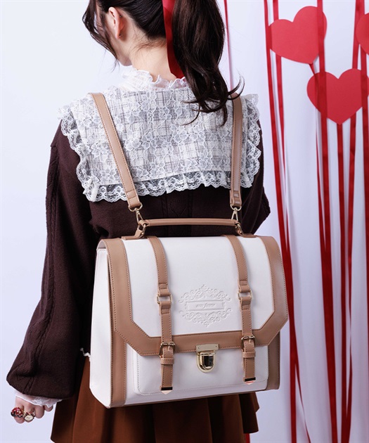 ベルトデザイン配色サッチェル | axes femme | axes femme online shop