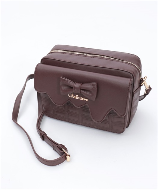 チョコレートショルダーバッグ | Chalmiere | axes femme onlineshop