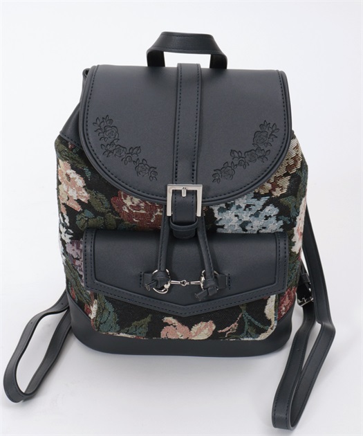 ローズ型押し配色リュック | 雑貨 | axes femme online shop ローズ型押し配色リュック | 雑貨 | axes femme online shop
