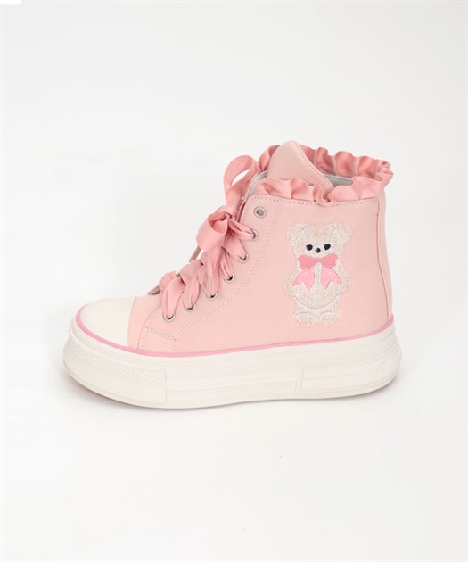 ベア刺繍スニーカー | kawaii | axes femme online shop