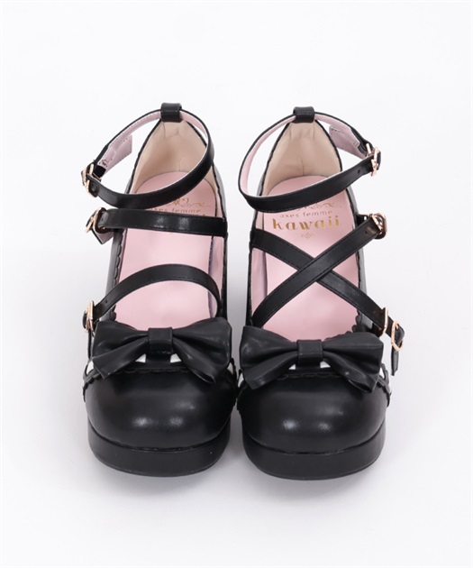 梯子レーススカラップパンプス | kawaii | axes femme online shop 梯子レーススカラップパンプス | kawaii | axes femme online shop