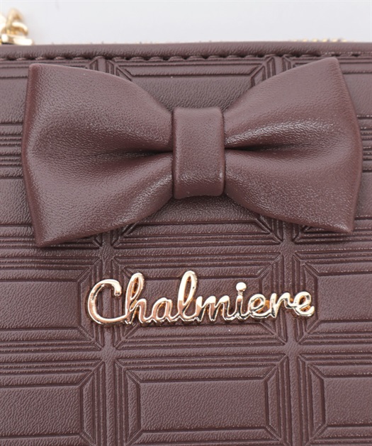 チョコレート二つ折り財布 | Chalmiere | axes femme onlineshop