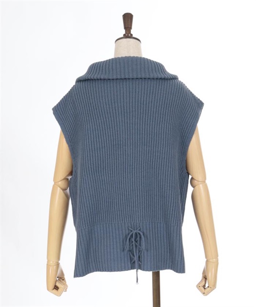 ハーフジップニットベスト | outlet | axes femme online shop ハーフジップニットベスト | outlet | axes femme online shop