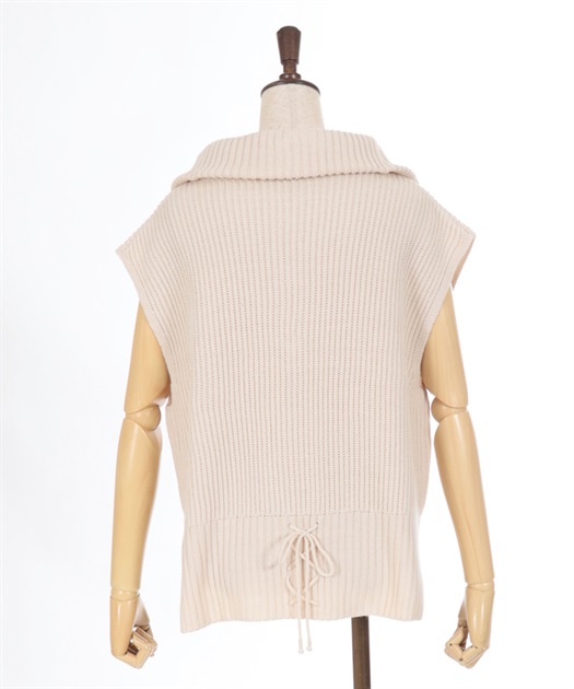 ハーフジップニットベスト | outlet | axes femme online shop ハーフジップニットベスト | outlet | axes femme online shop