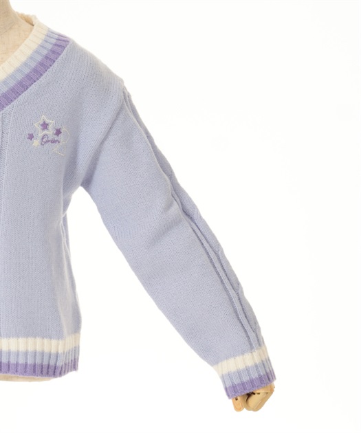kids星座刺繍チルデンニットプルオーバー | outlet | axes femme kids星座刺繍チルデンニットプルオーバー | outlet | axes femme