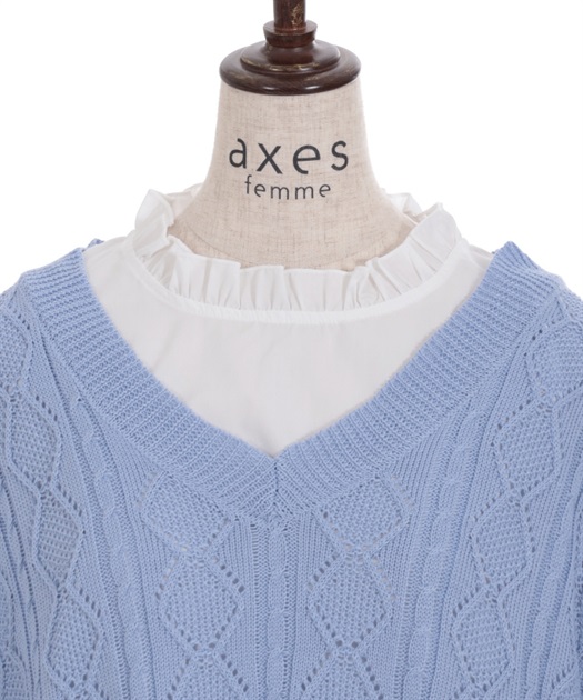 お待たせ! 透かし柄ベストアンサンブル【期間限定価格】 axes | outlet | スーツ・フォーマル・ドレス