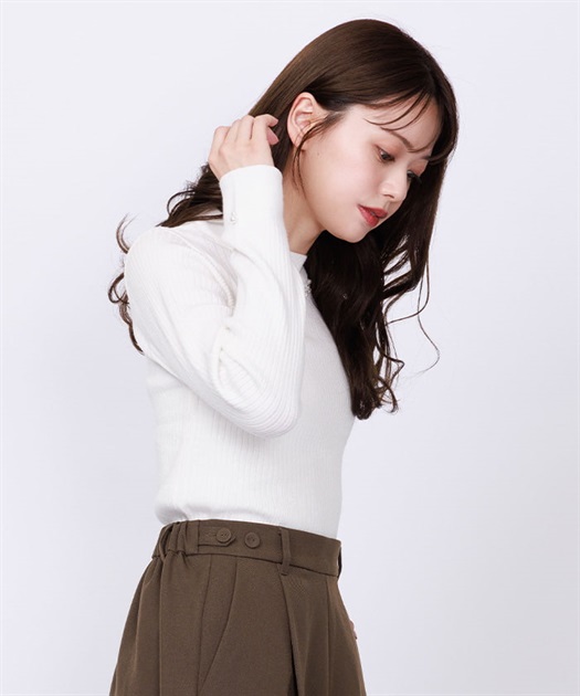 ランダムパールデザインニット | axes femme | axes femme ランダムパールデザインニット | axes femme | axes femme