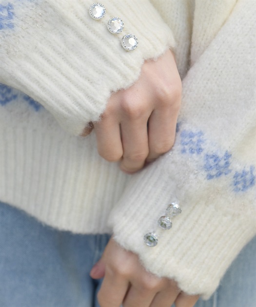 雪柄フェアアイルニット 【会員限定価格】 | axes femme online shop