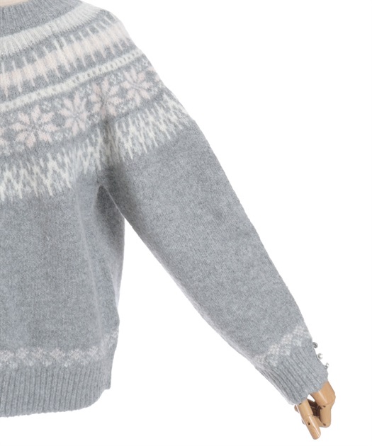 雪柄フェアアイルニット 【会員限定価格】 | axes femme online shop
