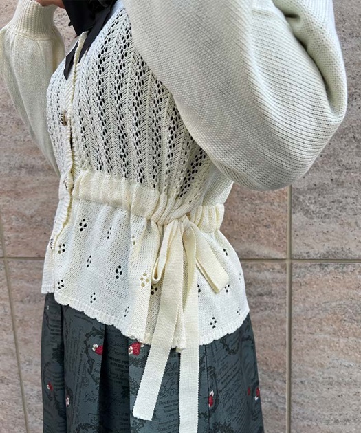 ストロベリー刺繍ニットカーディガン | outlet | axes femme