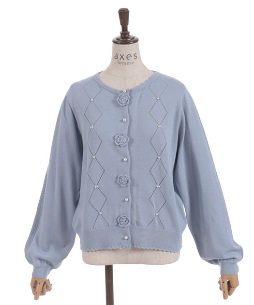 けいとさま専用 かぎ針ローズニットカーデ | axes femme online shop