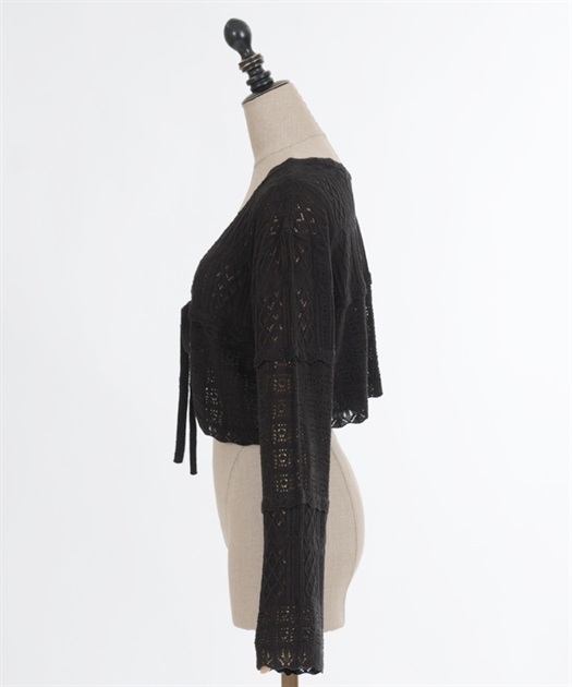 クロシェ風ニットボレロ | POETIQUE -outlet- | axes femme