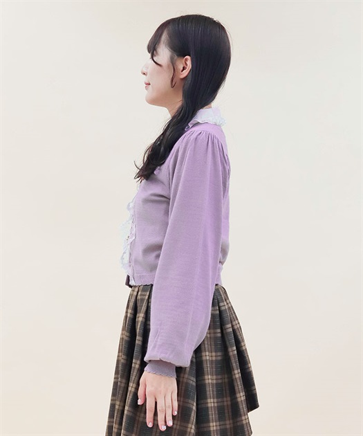 レース×リボンニットカーディガン | レディース服・レディース レース×リボンニットカーディガン | レディース服・レディース