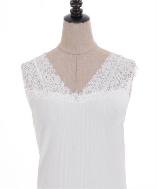 レースデザインタンクトップ | outlet | axes femme online shop