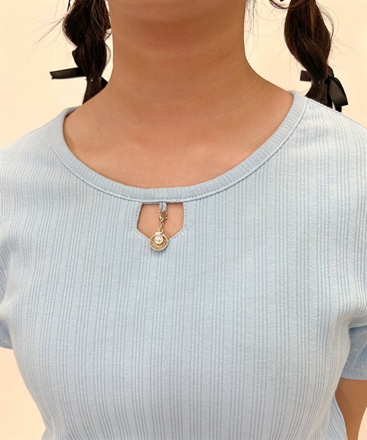 kidsチョーカー風バックリボンプルオーバー | outlet | axes kidsチョーカー風バックリボンプルオーバー | outlet | axes
