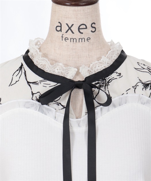 フロッキーチュール切替プルオーバー【10%OFF対象商品】 | axes
