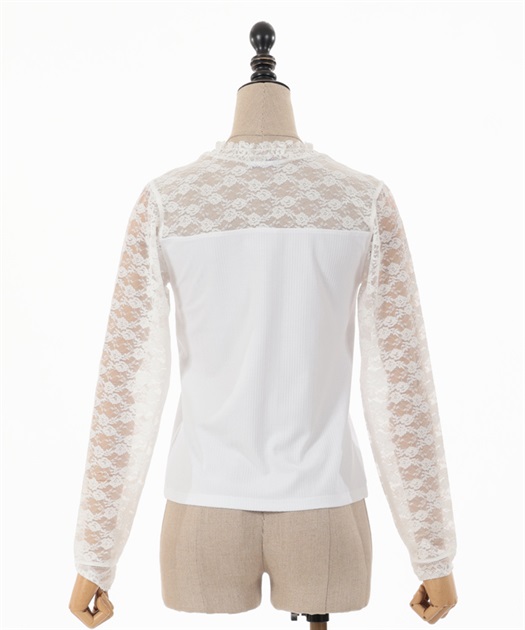 レースビスチェ切替プルオーバー | outlet | axes femme online shop