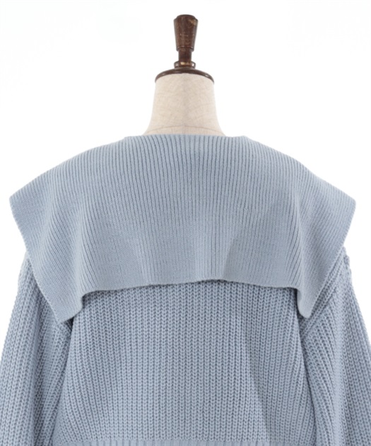 ジップ付ニット×ニットワンピース | outlet | axes femme online ジップ付ニット×ニットワンピース | outlet | axes femme online