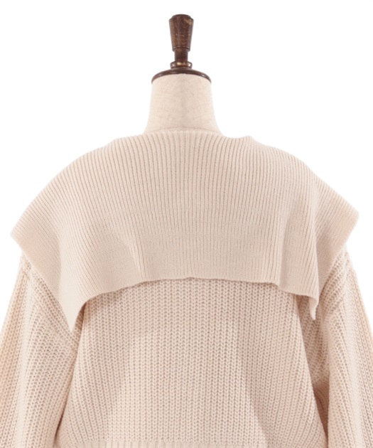 ジップ付ニット×ニットワンピース | outlet | axes femme online ジップ付ニット×ニットワンピース | outlet | axes femme online