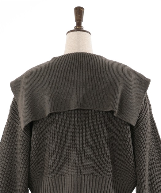 ジップ付ニット×ニットワンピース | outlet | axes femme online ジップ付ニット×ニットワンピース | outlet | axes femme online