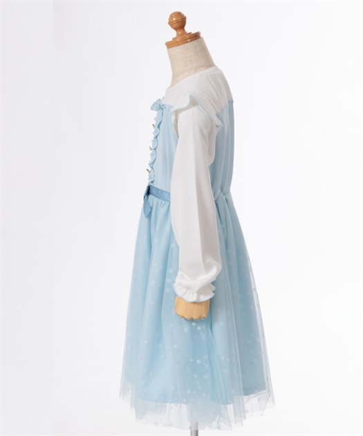 kidsオーロラ星柄チュールワンピース | outlet | axes femme kidsオーロラ星柄チュールワンピース | outlet | axes femme