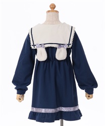 kidsうさ耳セーラーパーカーワンピース | outlet | axes femme