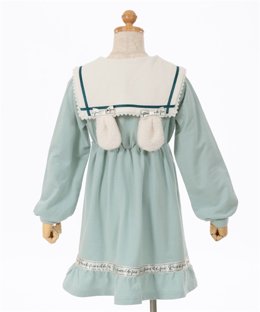 kidsうさ耳セーラーパーカーワンピース | outlet | axes femme kidsうさ耳セーラーパーカーワンピース | outlet | axes femme