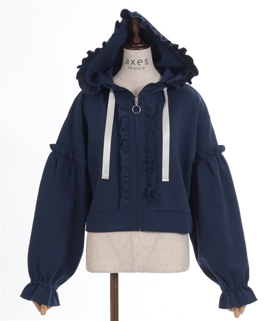 ショート丈ダンボールパーカー | outlet | axes femme online shop