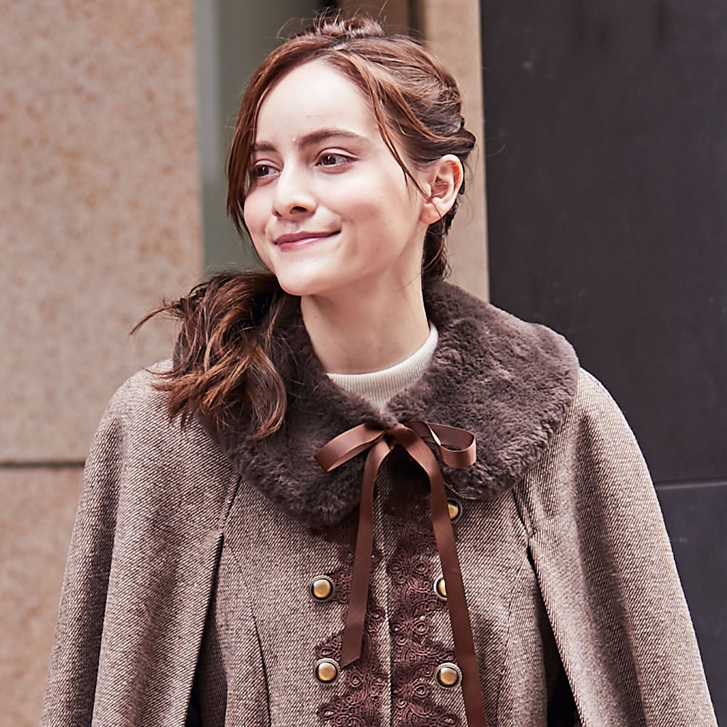 axes femmeクラシックケープコート axes femmeクラシックケープコート