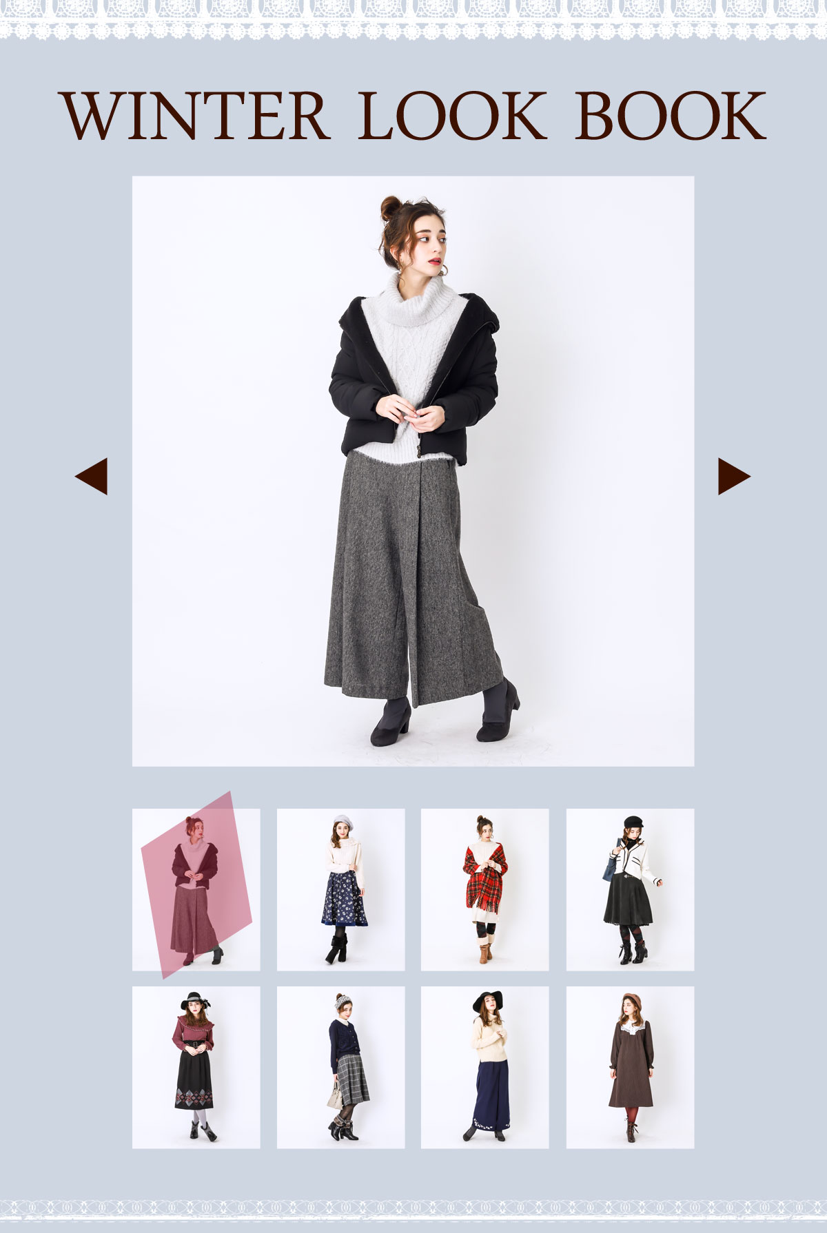 axes femme-Winter LOOK BOOK-